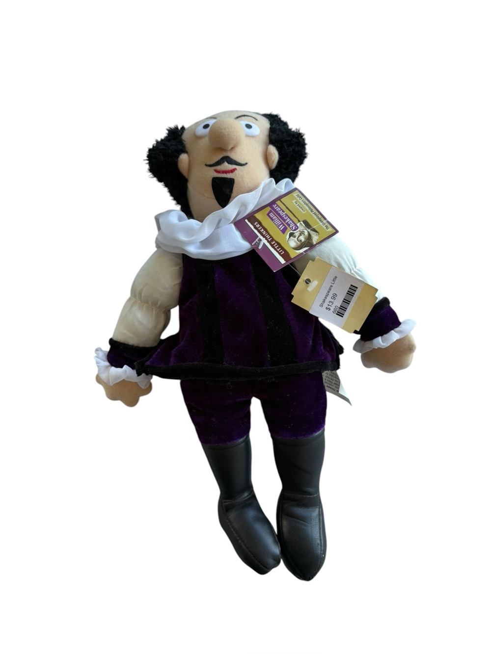 Read Little Thinkers William Shakespeare 10in Plush Play Doll Cloth Fabric 2004